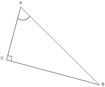 calcul du cosinus dans un triangle rectangle