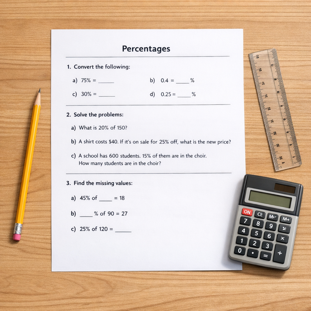 Comment additionner des pourcentages en 4e