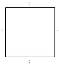 formule pour l'aire d'un carré