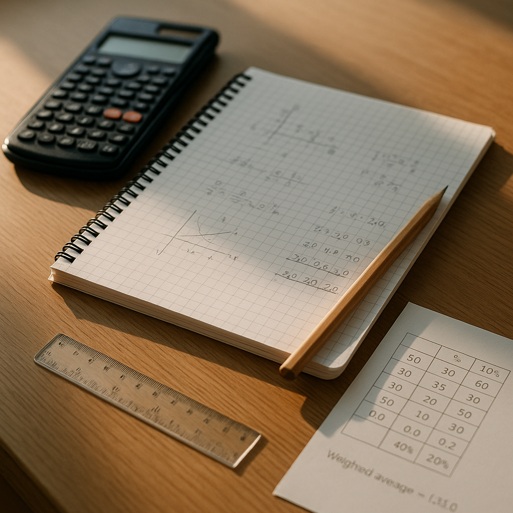 Calcul moyenne pondérée : formule simple et exemples