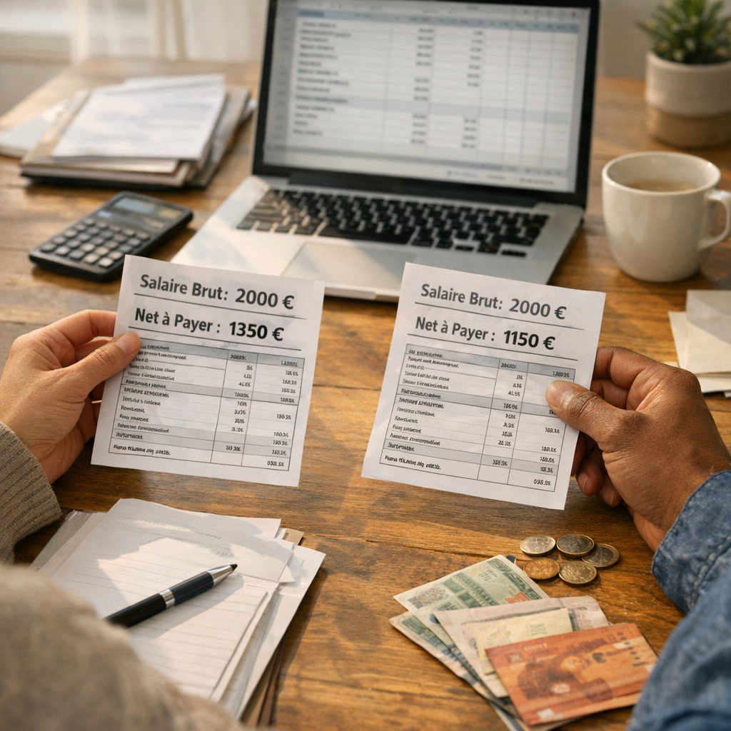 Pourquoi le net change d’un salarié à l’autre à partir du même brut