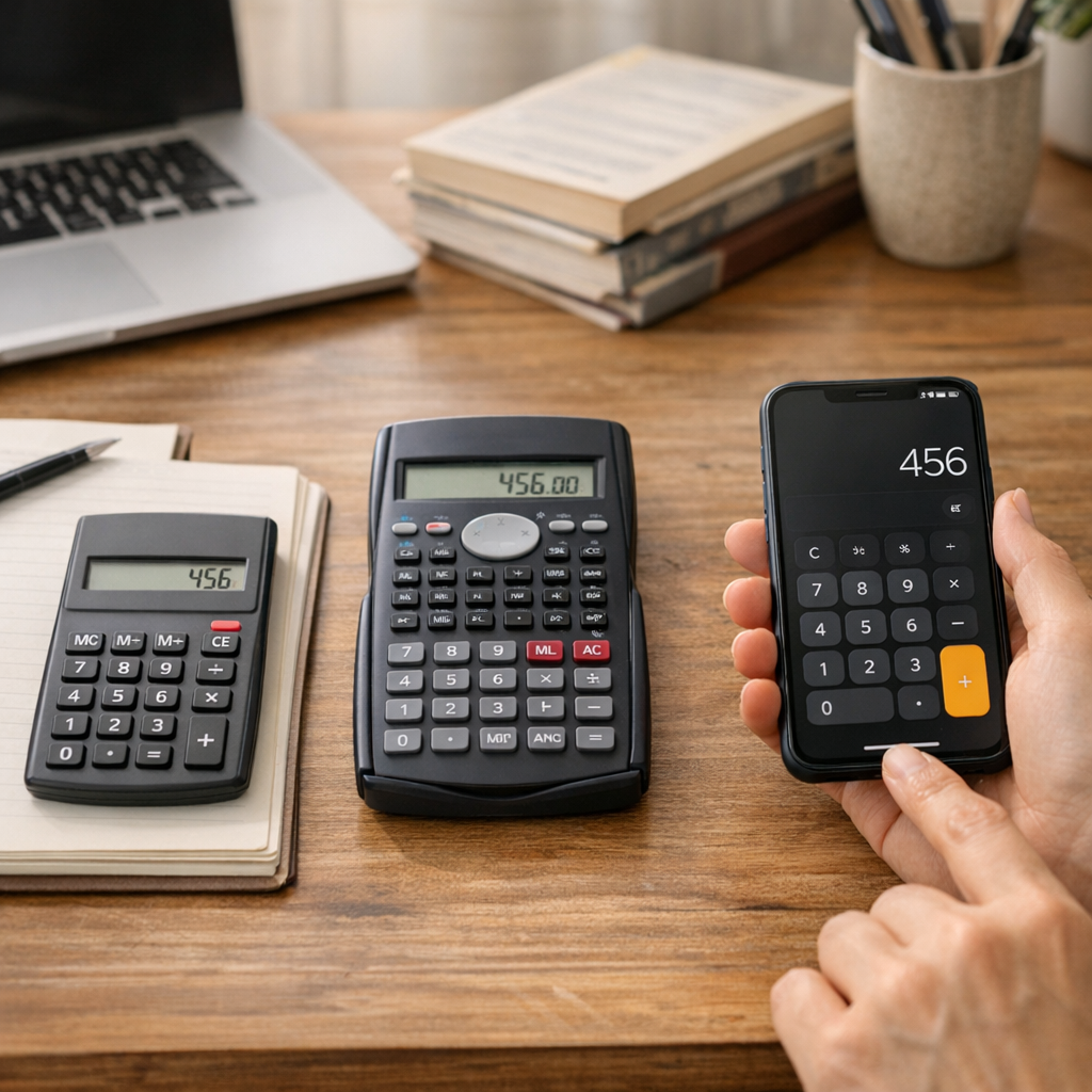 Calculatrice simple, scientifique ou application : laquelle choisir ?