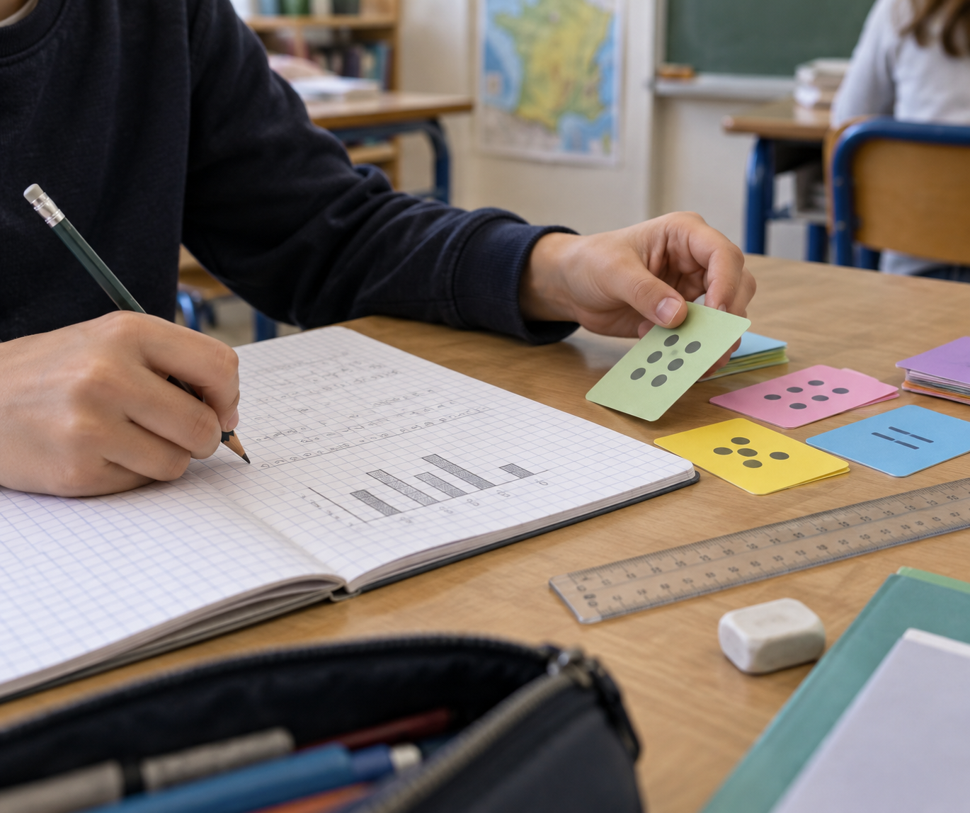 En 3e, l’étendue d’une série se calcule avec ses extrêmes