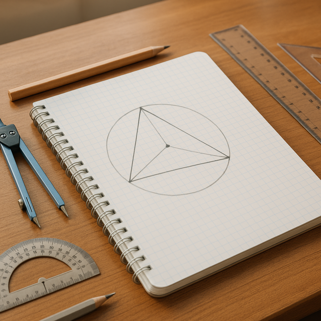 Cercle circonscrit : définition simple et méthode au collège
