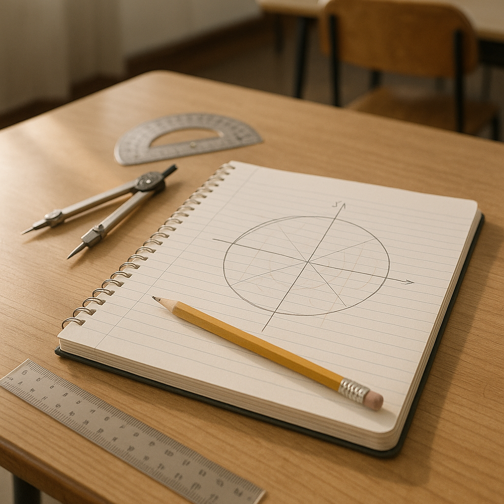 Cercle trigo cos sin : comprendre et lire les coordonnées