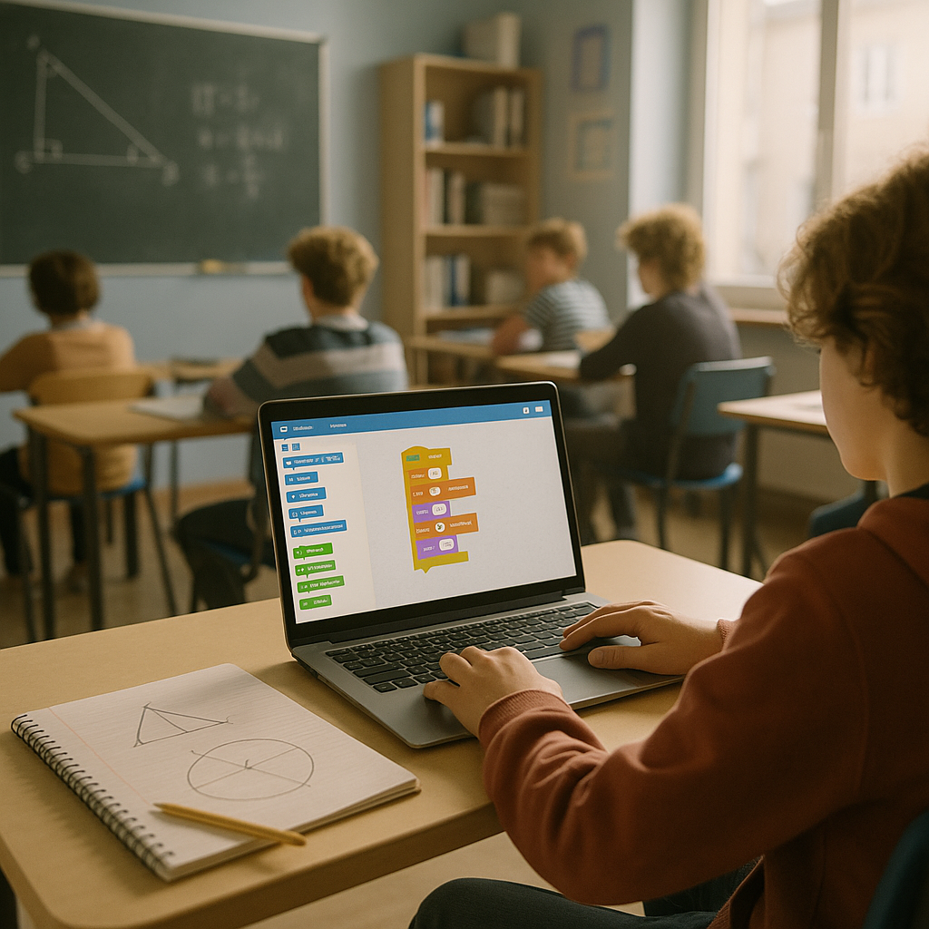 Codage et maths : comment l’algorithme Scratch s’utilise au collège