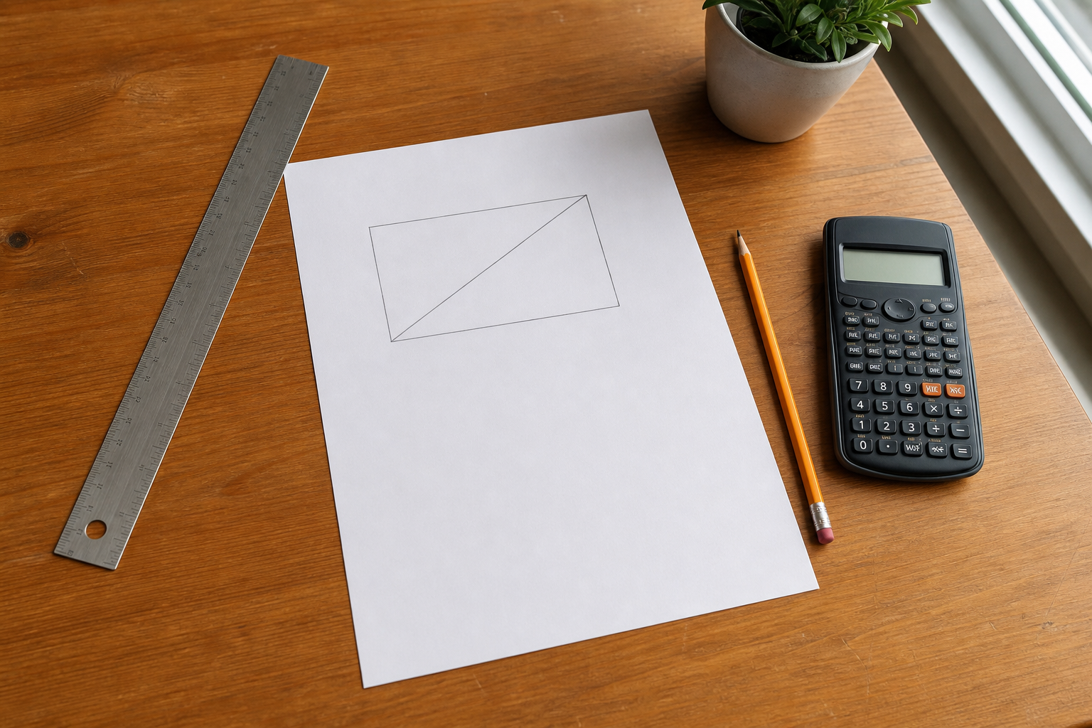 Voici comment calculer la diagonale d’un rectangle au collège