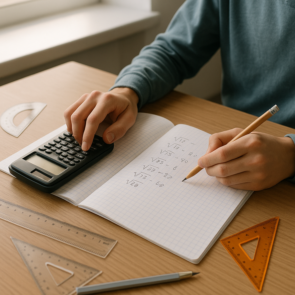 Comment calculer les racines carrées facilement au collège