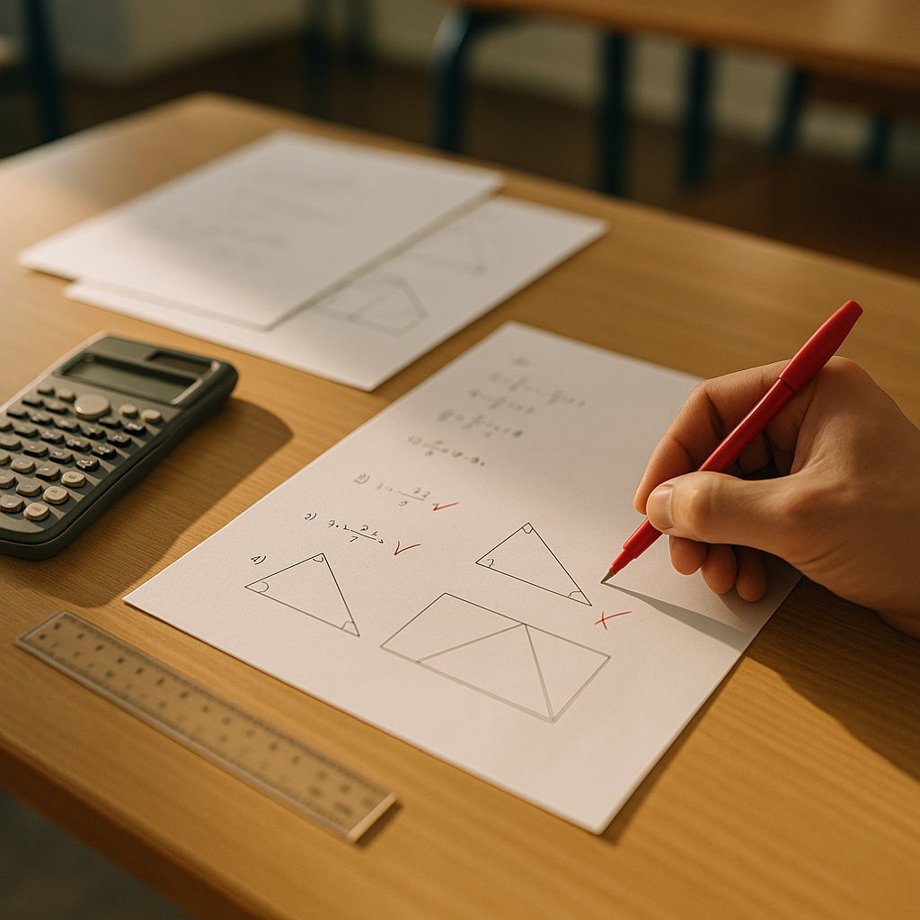 Comment sont corrigées les copies de maths au brevet ?