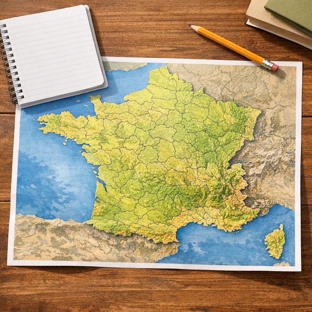 Les départements français : 5 repères qui aident à lire la carte