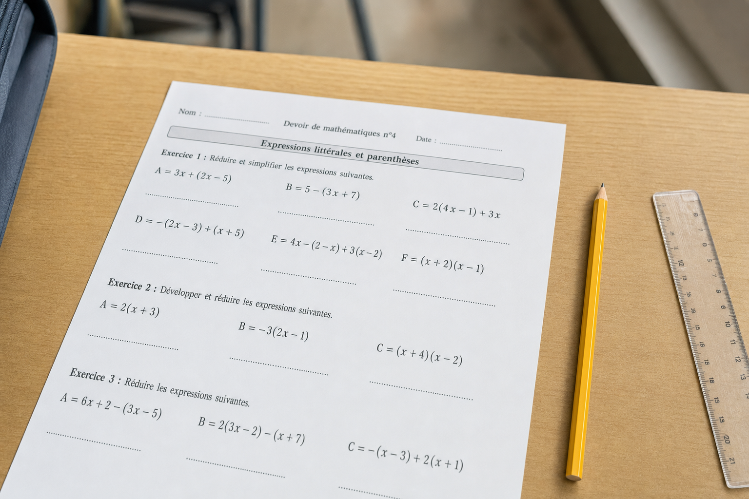 Le développement en maths s'apprend pas à pas en 3e