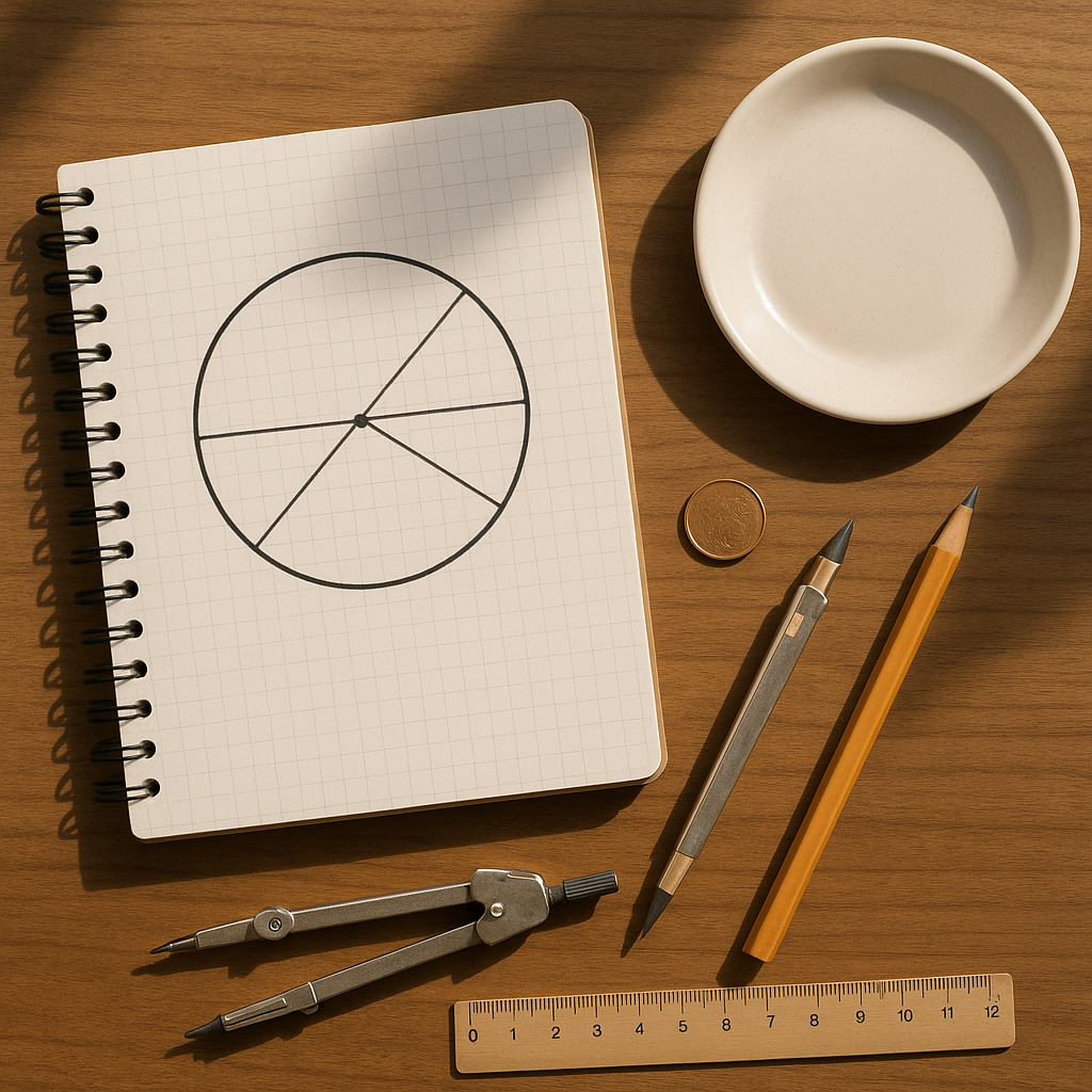 Diamètre d'un cercle : définition, formule et exemples simples