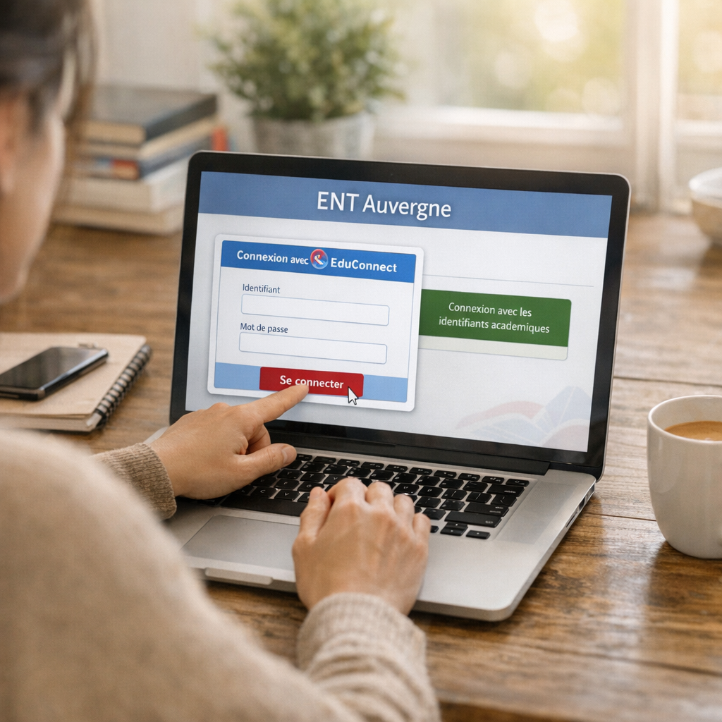 Comment se connecter à l’ENT Auvergne via EduConnect sans se tromper ?