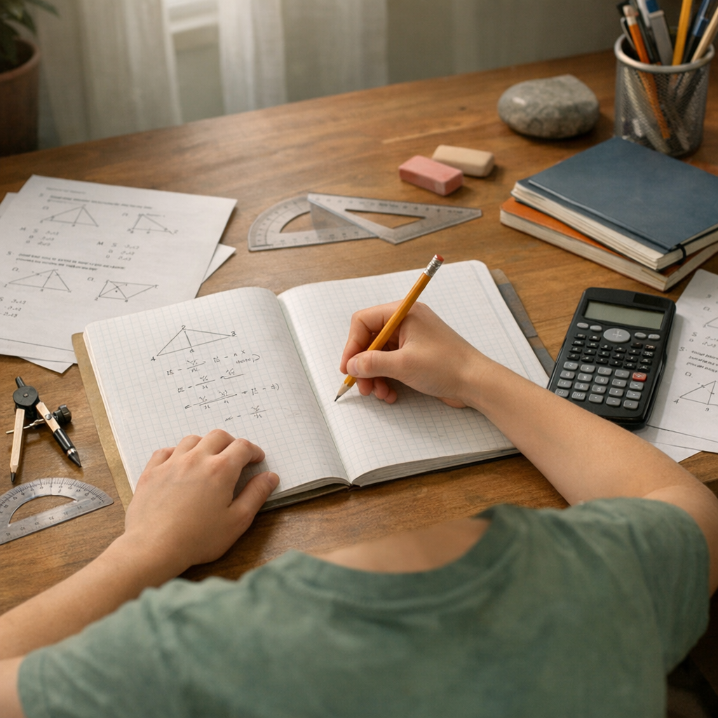 Exercice de math : trouver le bon niveau au collège