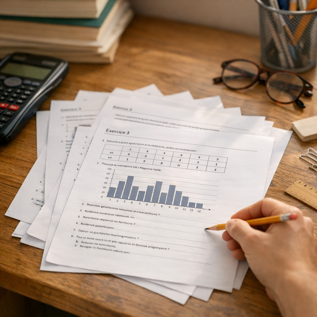 Évaluation à imprimer&nbsp;&nbsp;: 8 exercices progressifs