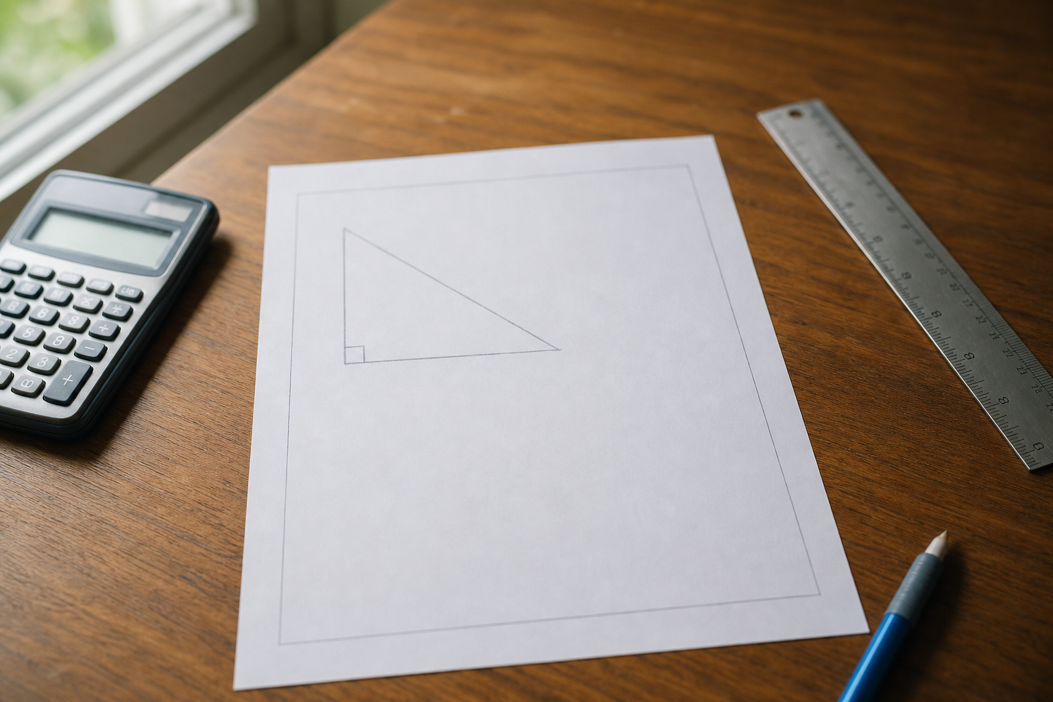 La formule du triangle rectangle dépend du côté cherché en 4e