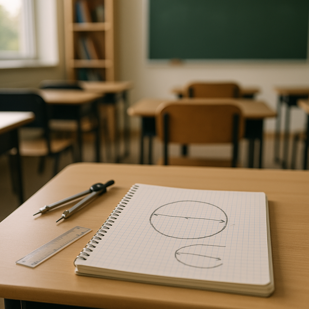 Histoire du nombre pi racontée aux collégiens simplement