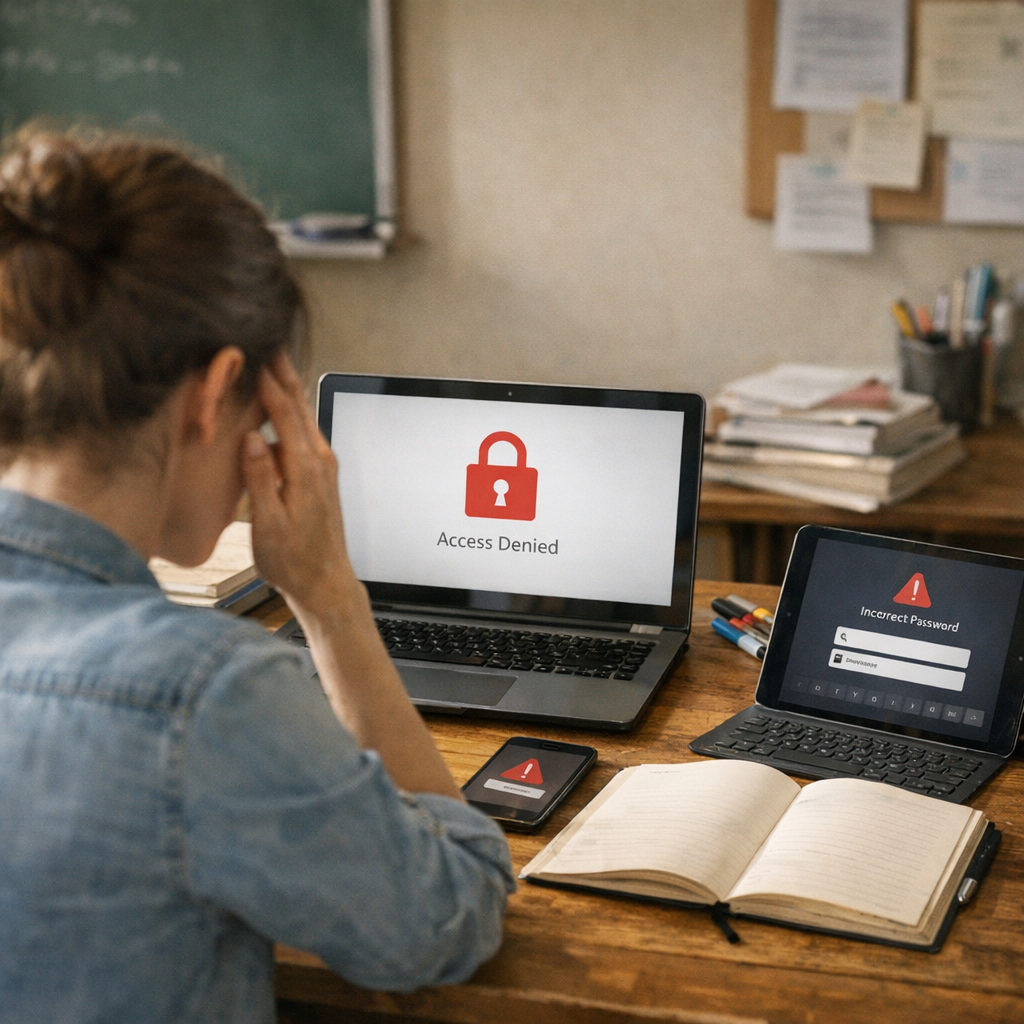 Identifiant perdu, page blanche, accès bloqué : les solutions à tester