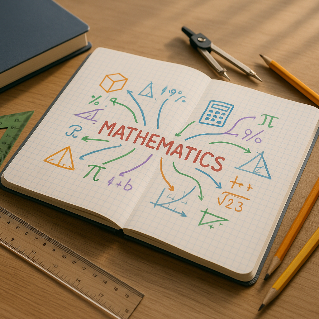 Les cartes mentales pour retenir les maths au collège