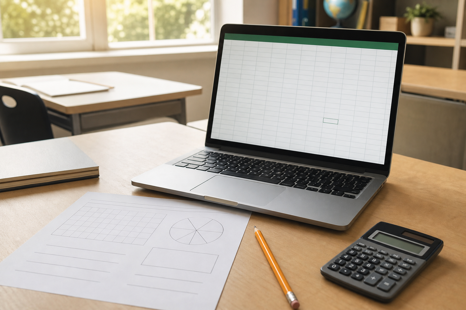 Quel logiciel automatise les calculs dans un tableau au collège ?
