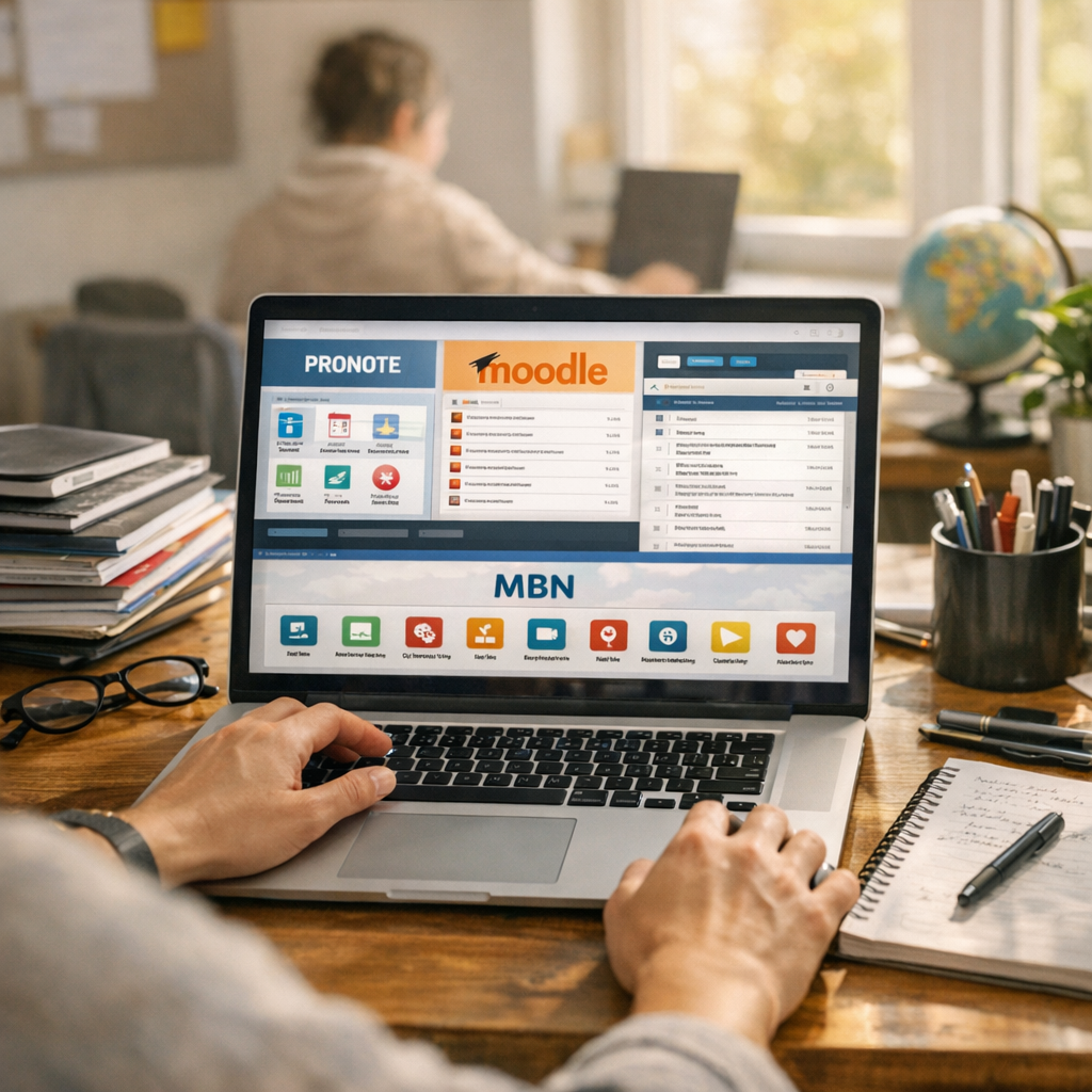 PRONOTE, Moodle, messagerie : que trouve-t-on dans Mon Bureau Numérique ?