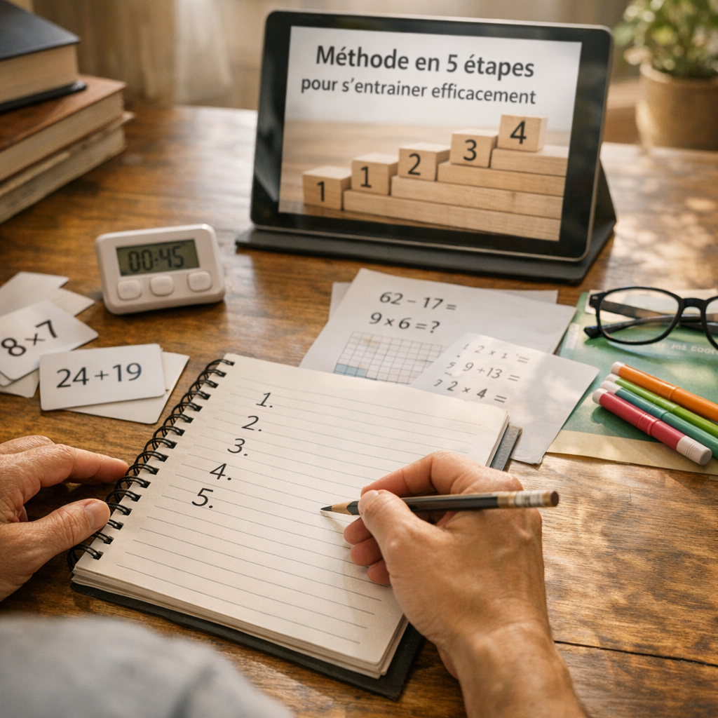 Méthode en 5 étapes pour s’entraîner efficacement