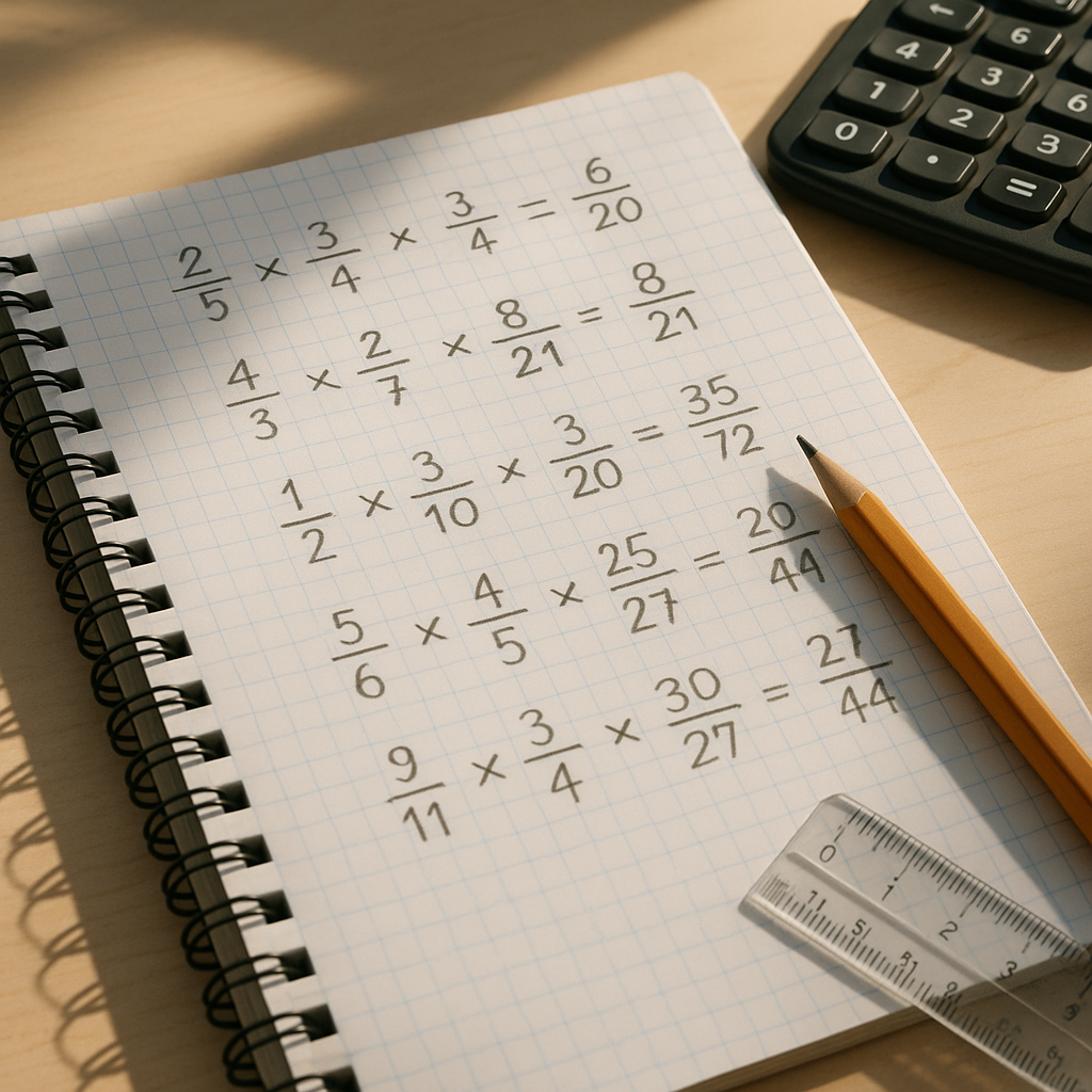 Multiplication de fraction : méthode simple et sans erreur