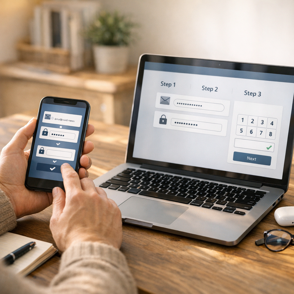 Se connecter étape par étape sur ordinateur ou mobile