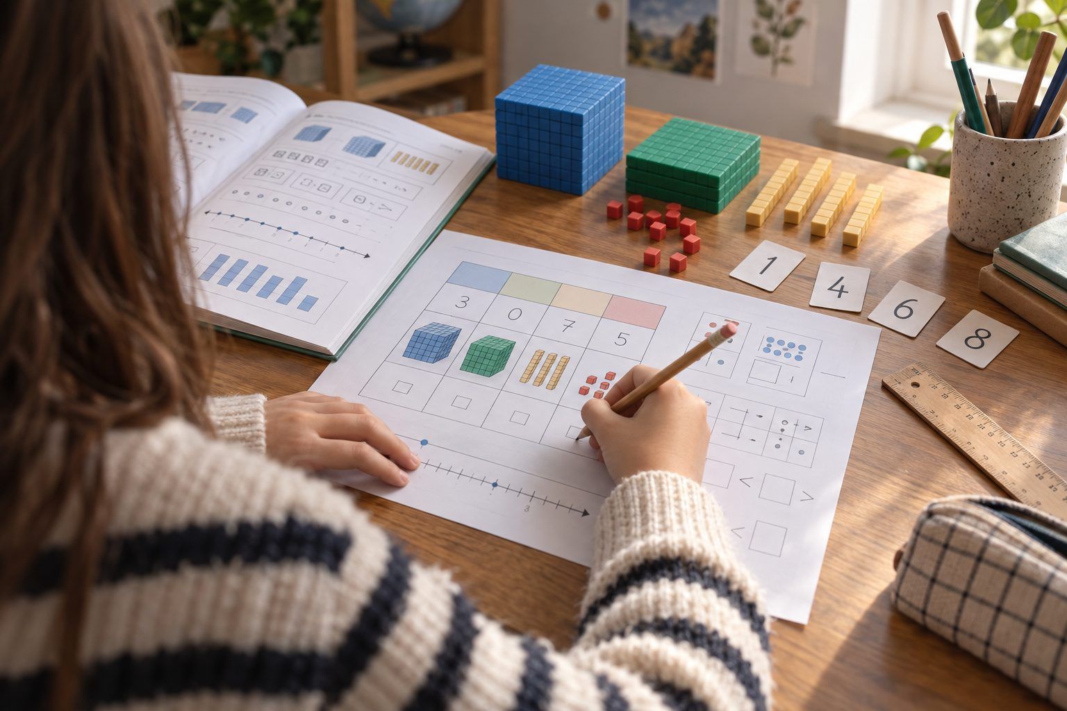 Des exercices progressifs pour s'entraîner sur la numération