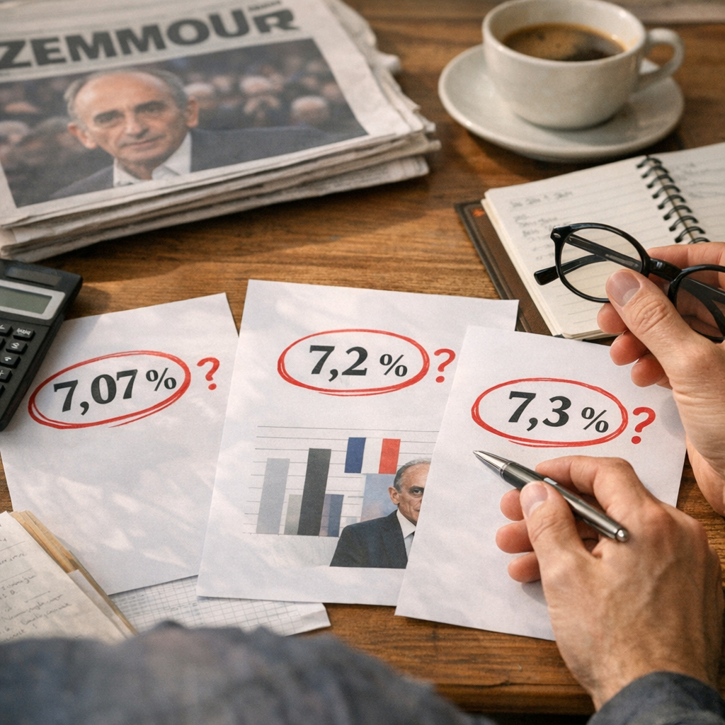 Pourquoi trouve-t-on 7,07 %, 7,2 % ou 7,3 % selon les sources ?