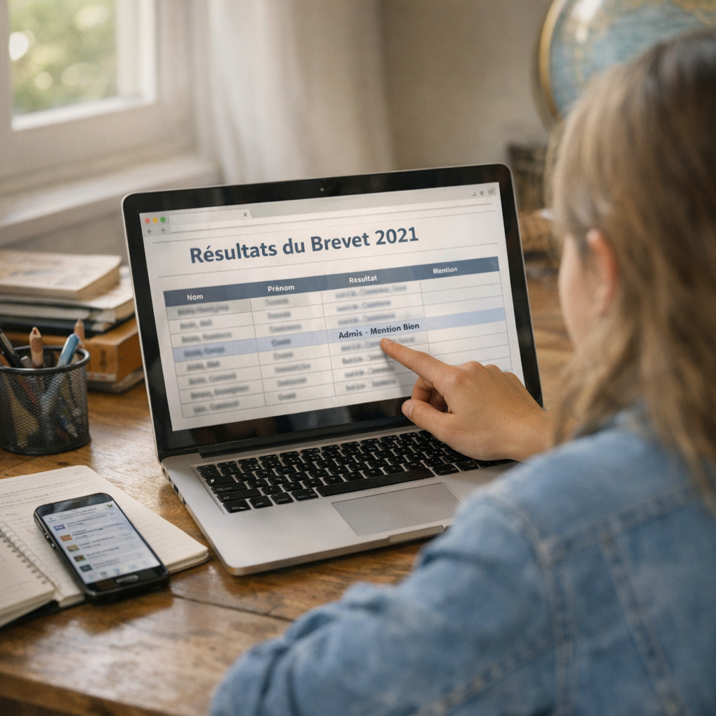Comment consulter les résultats du brevet sur internet