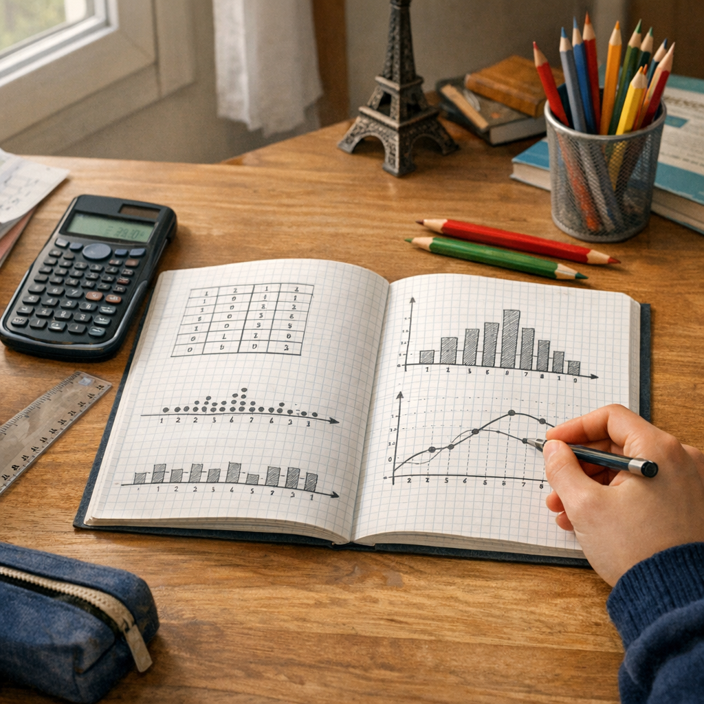 Statistiques : le cours complet et facile pour le collège