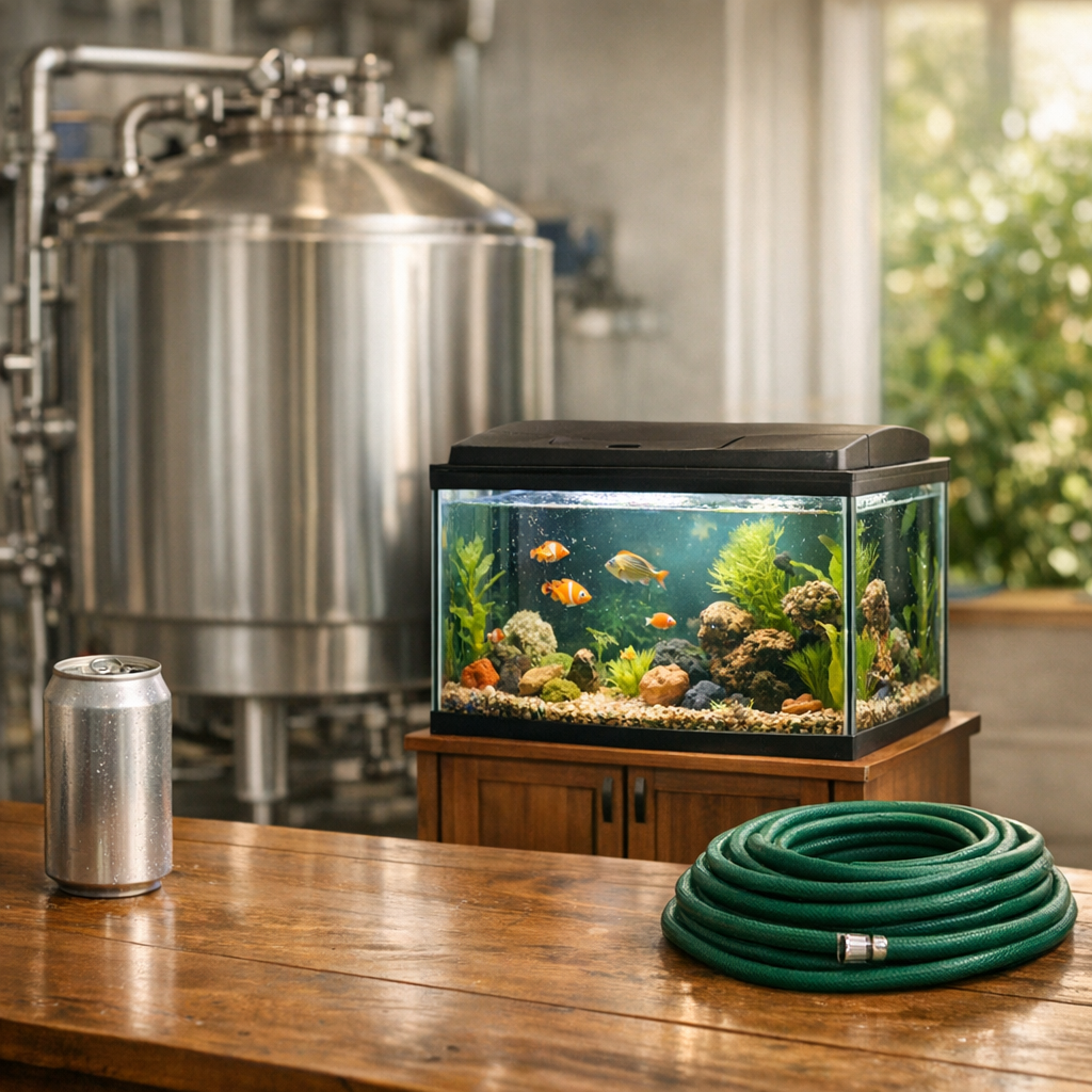Exemples concrets niveau 5e&nbsp;: canette, cuve, aquarium et tuyau