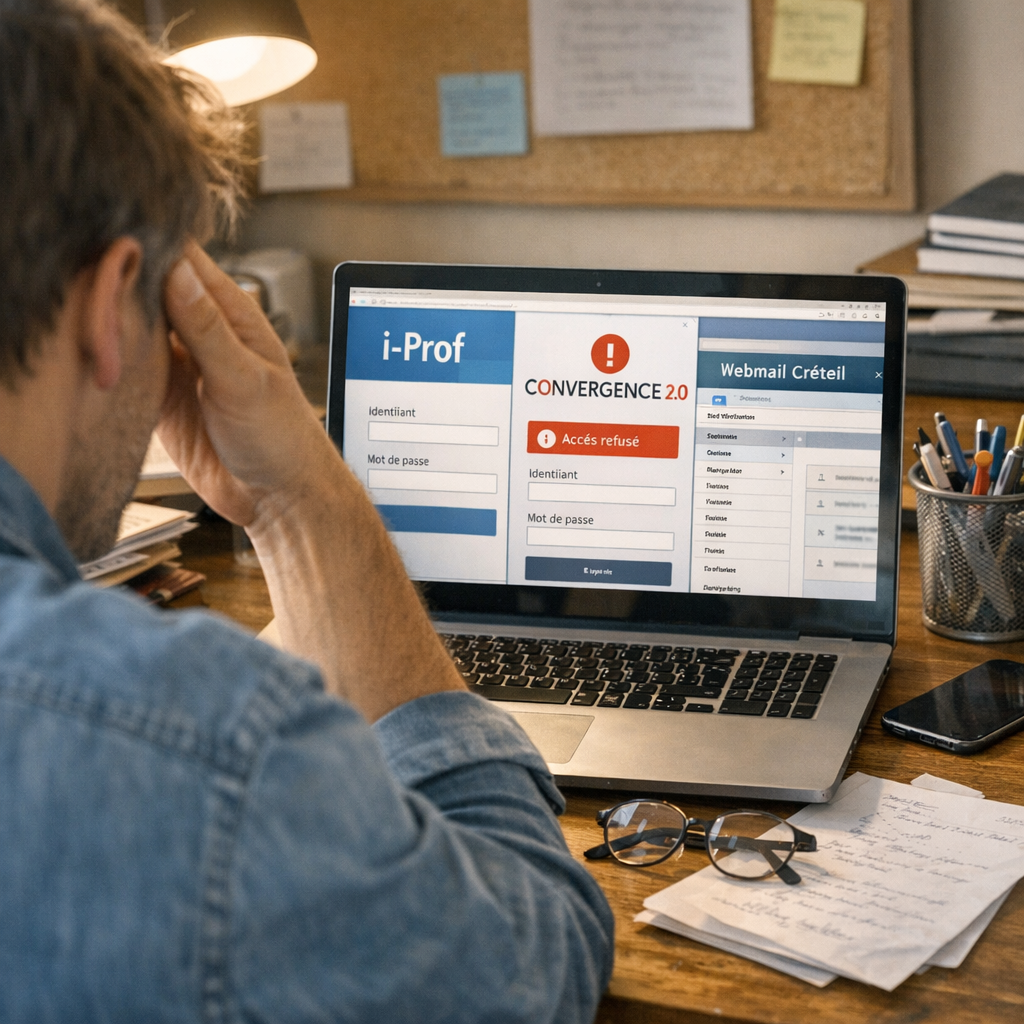 Identifiant, mot de passe, I-Prof et Convergence 2.0&nbsp;&nbsp;: que faire en cas de blocage&nbsp;&nbsp;?