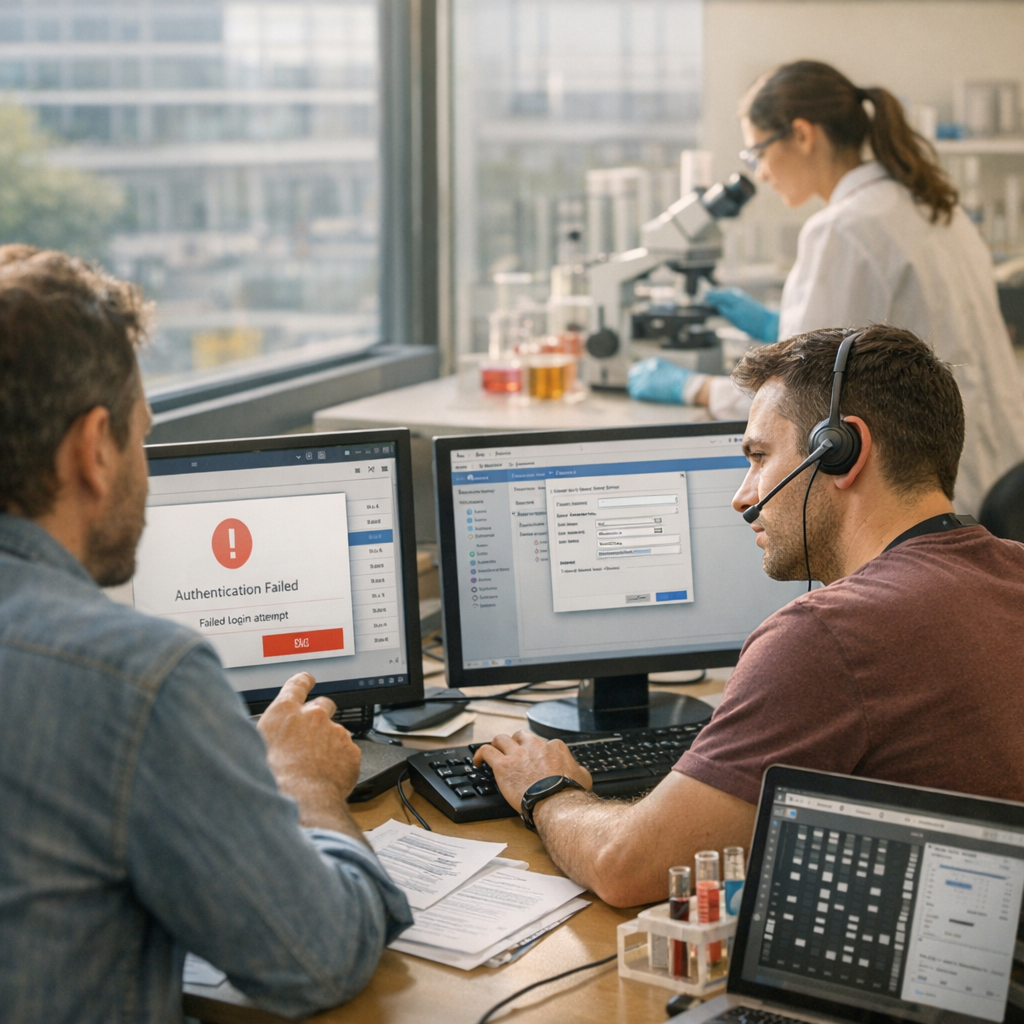 Assistance : erreurs CAS, paramétrage de messagerie et cas des laboratoires
